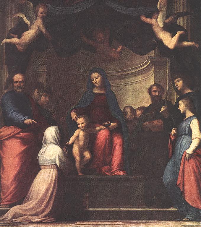Marriage De San Catherine De Siena Bartolomeo — Fra Bartolomeo