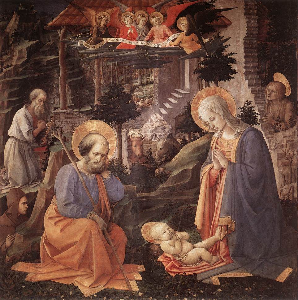 Adoracion De Nino Lippi — Fra Filippo Lippi