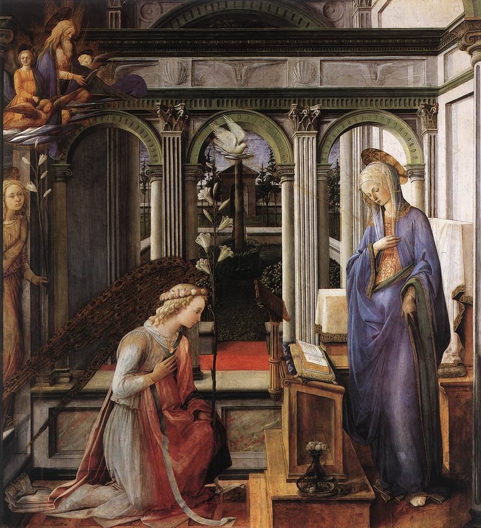 Anunciacion 1 Lippi — Fra Filippo Lippi