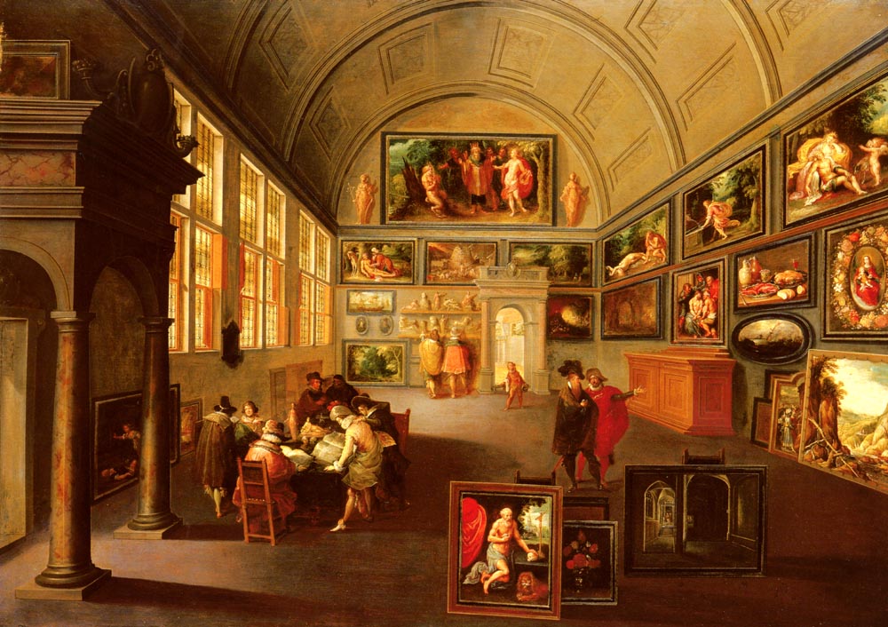 Interior De Picture Gallery Francken — Frans Ii Francken