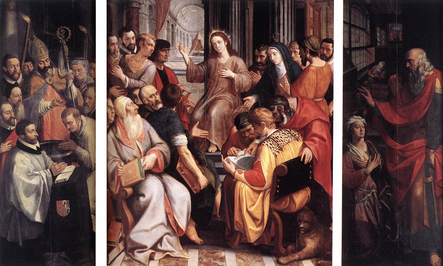 Jesus Among Doctors Francken — Frans Ii Francken