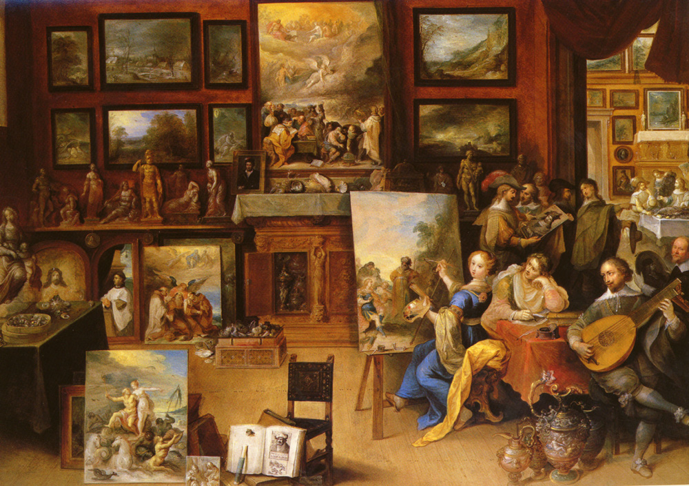 Pictura Poesis Y Musica En Pronkkamer Francken — Frans Ii Francken