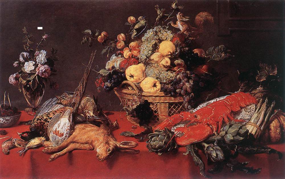 Bodegon Con Basket De Fruta Snyders — Frans Snyders