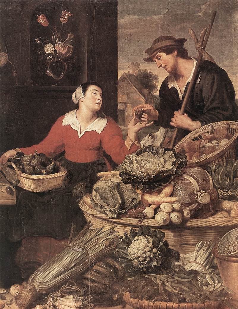 Fruta Y Vegetable Stall Detalle Snyders — Frans Snyders
