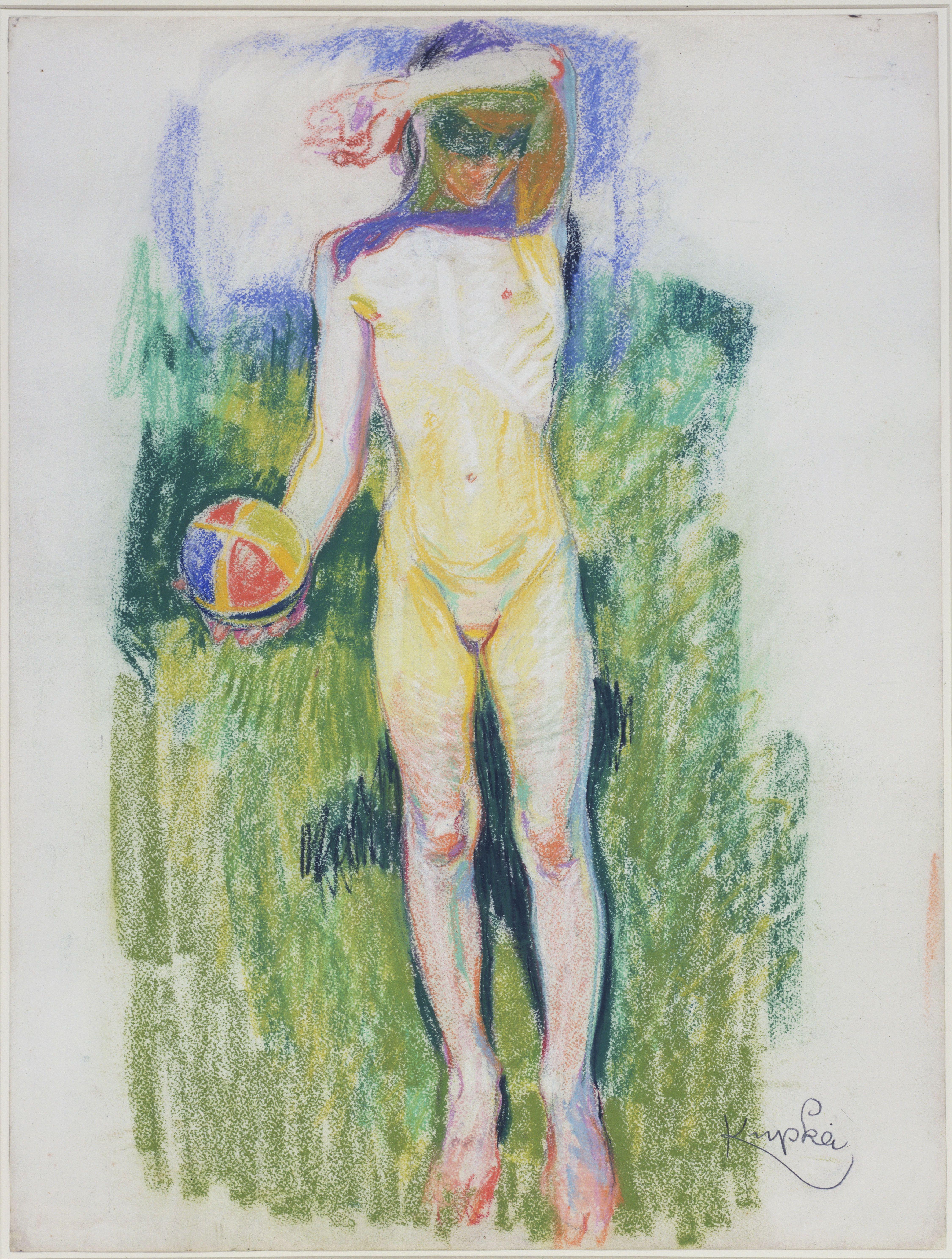 Chica Con Ball Kupka — Frantisek Kupka