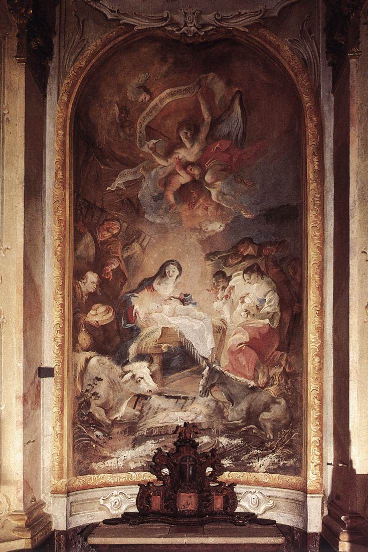 Adoracion De Shepherds Maulbertsch — Franz Anton Maulbertsch