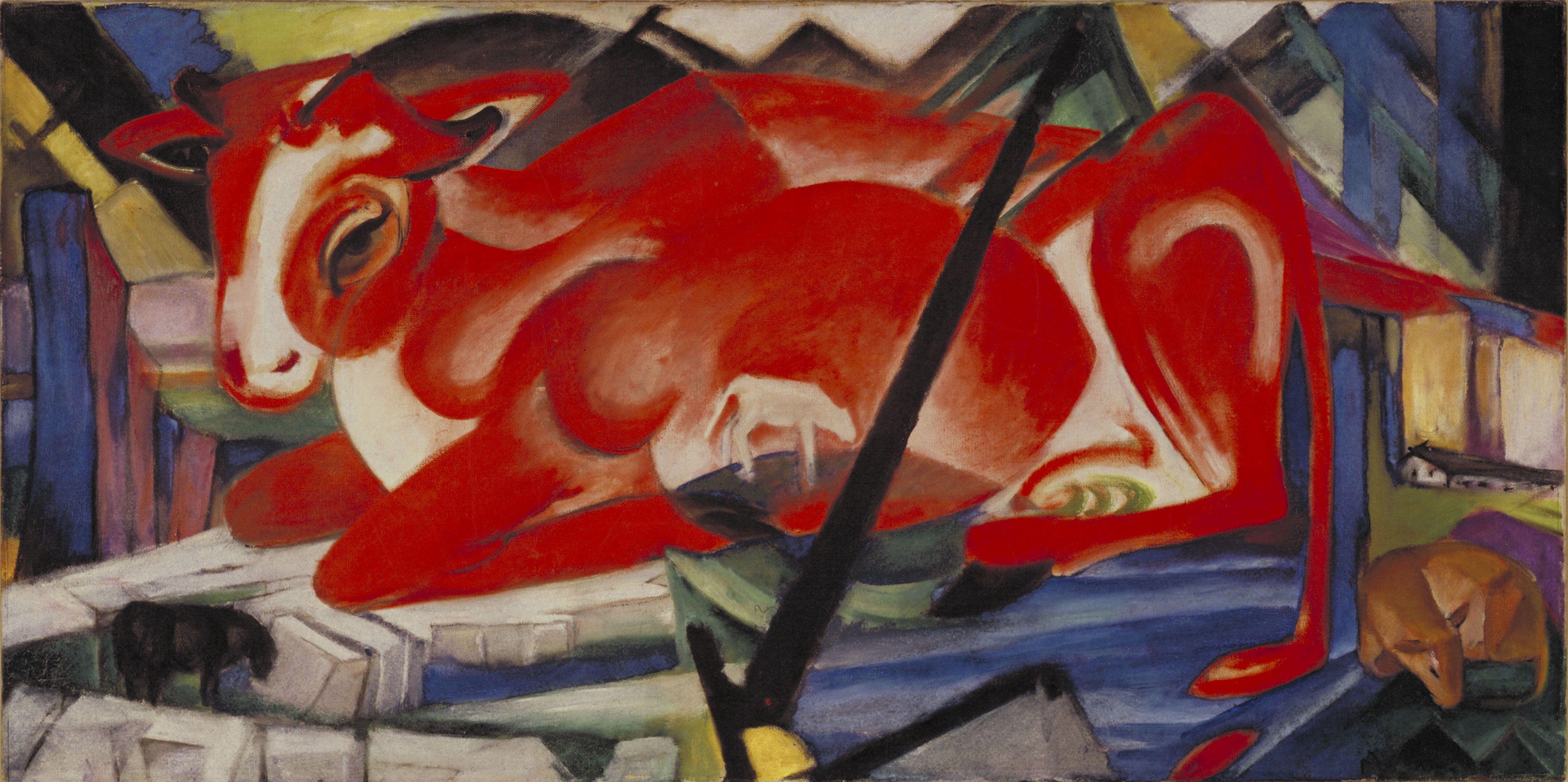 Los caballos azules, Franz Marc