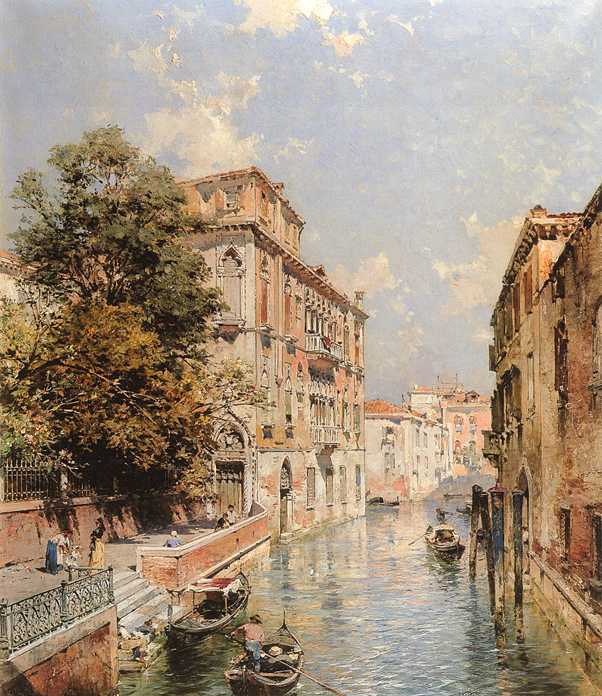 Vista En Venice Rio S Marina Unterberger — Franz Richard Unterberger