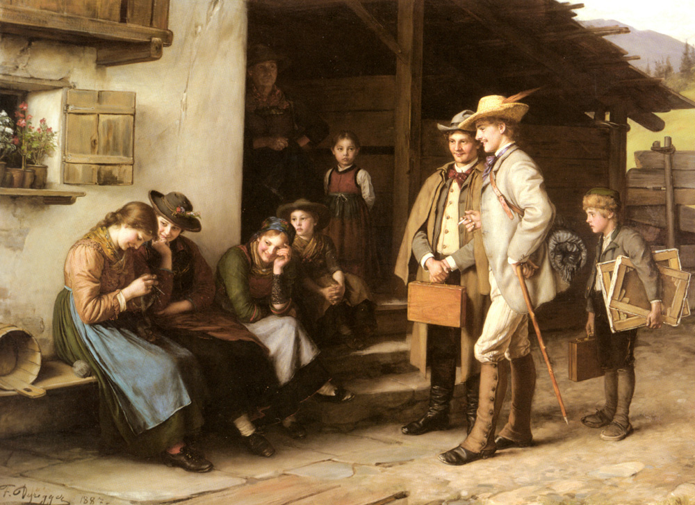 Primero Estudio Trip Defregger — Franz Von Defregger