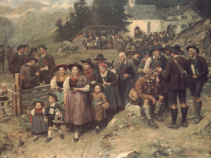 Wallfahrer Defregger — Franz Von Defregger