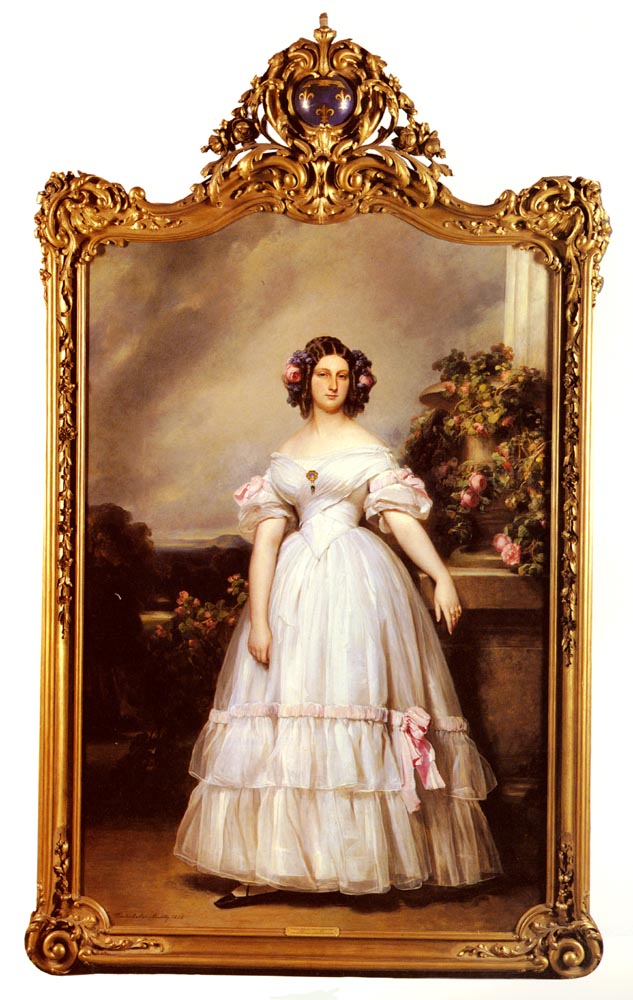 Full Length Retrato De Hrh Princesa Marie Winterhalter — Franz Xavier Winterhalter