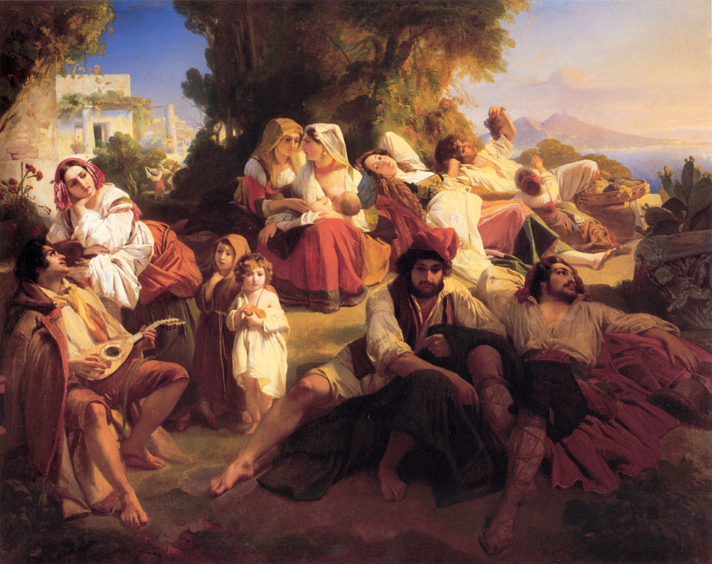 Il Dolce Far Niente Winterhalter — Franz Xavier Winterhalter