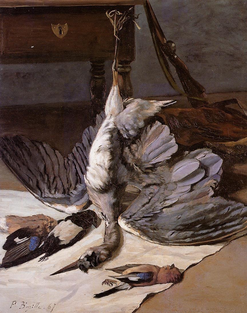 Bodegon Con Heron Frederic Bazille — Frederic Bazille