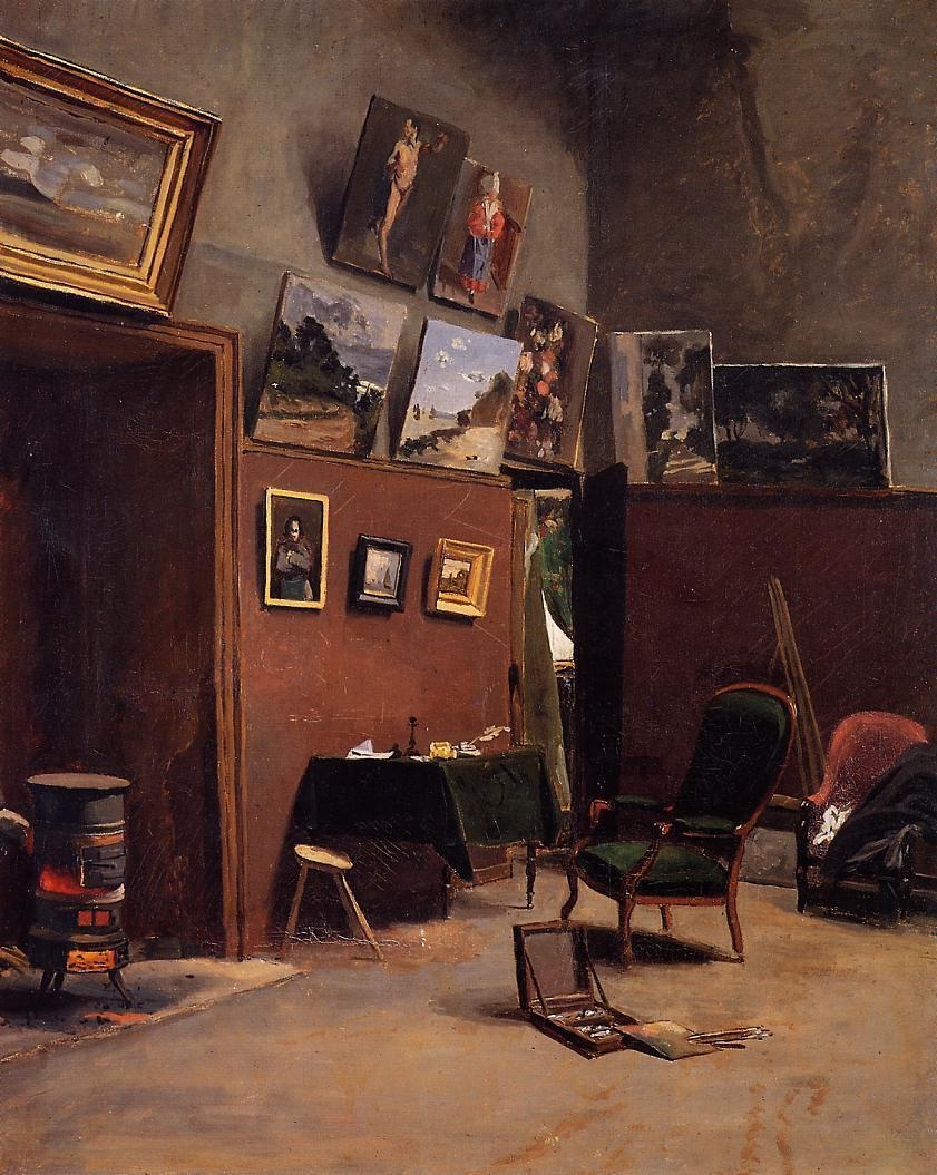 Estudio Sobre Rue De Furstenberg Frederic Bazille — Frederic Bazille