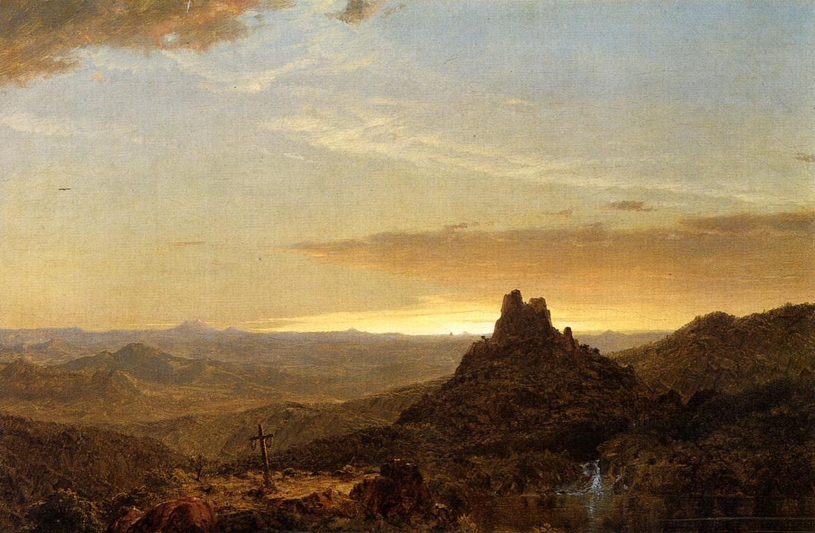 Cross En Wilderness Church — Frederic Church