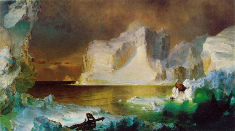 Icebergs Church — Frederic Church