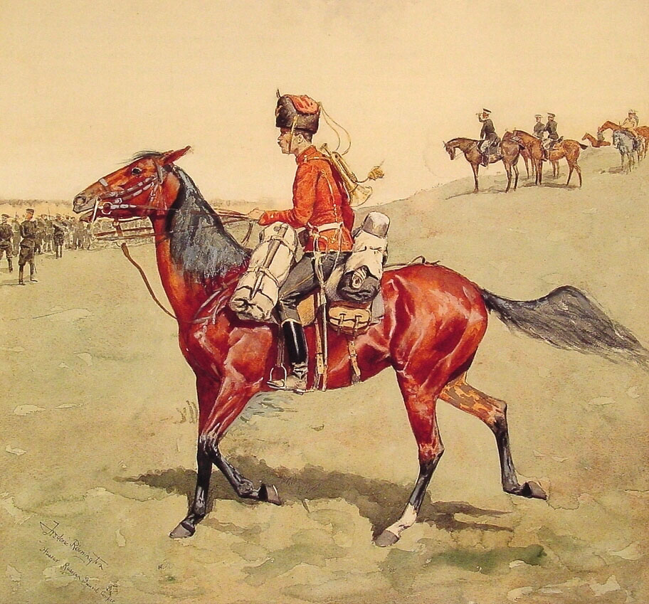 Hussar Russian Guardia Corps Remington — Frederic Remington