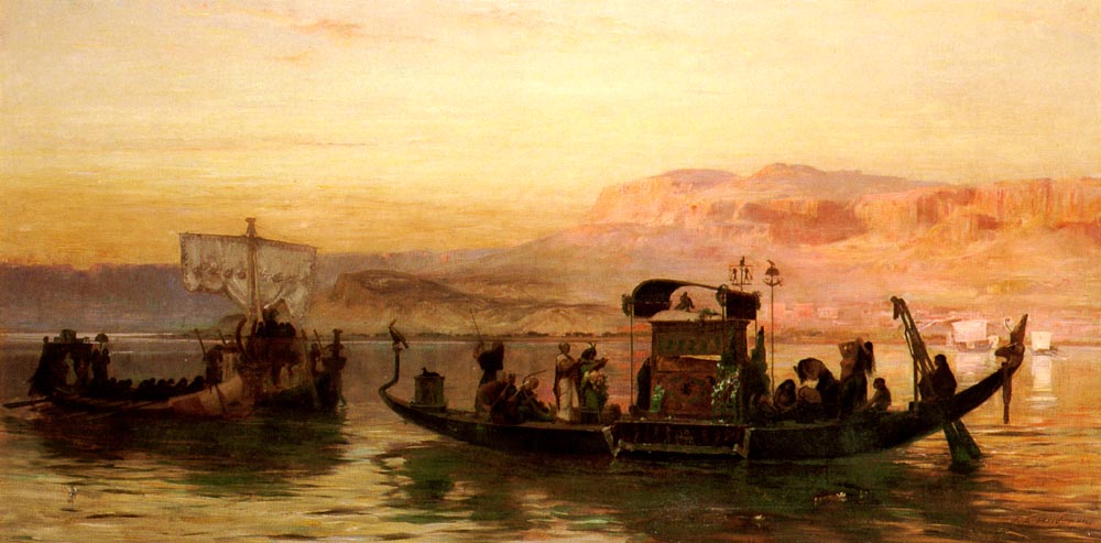 Cleopatras Barge Bridgman — Frederick Arthur Bridgman