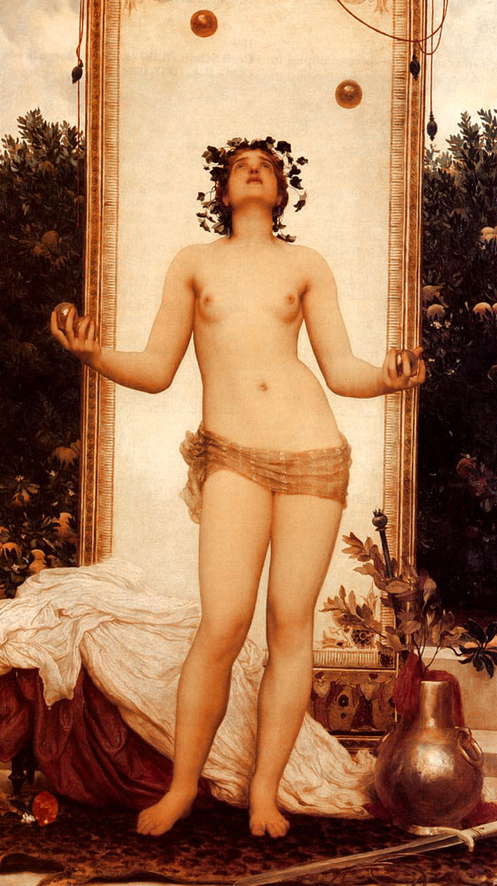 Antique Juggling Chica Leighton — Frederick Leighton