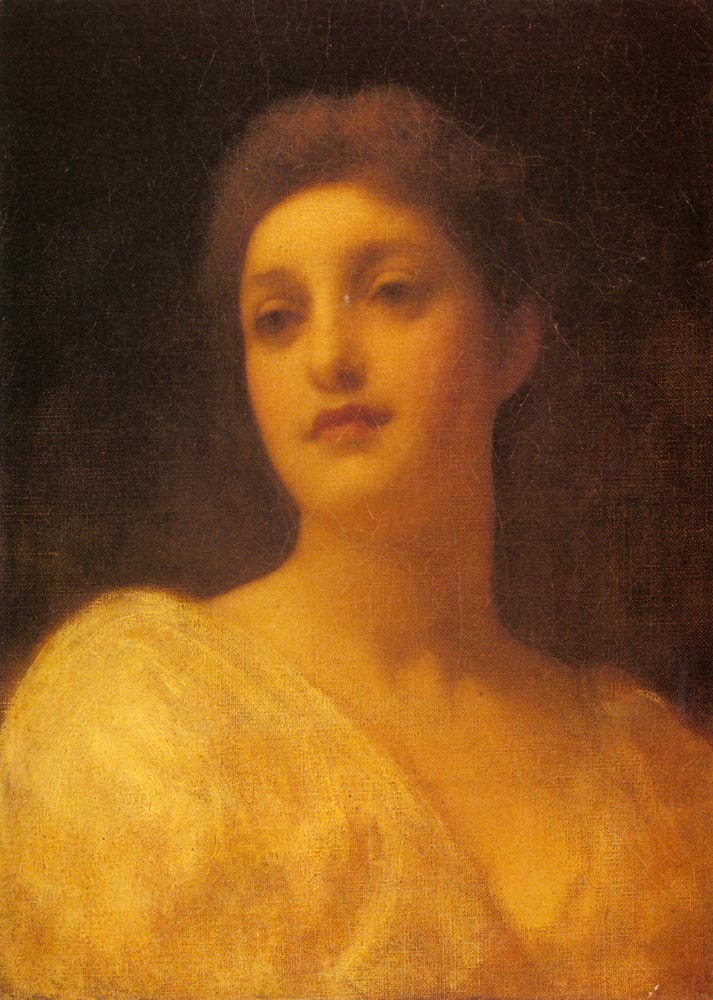 Cabeza De Chica Leighton — Frederick Leighton