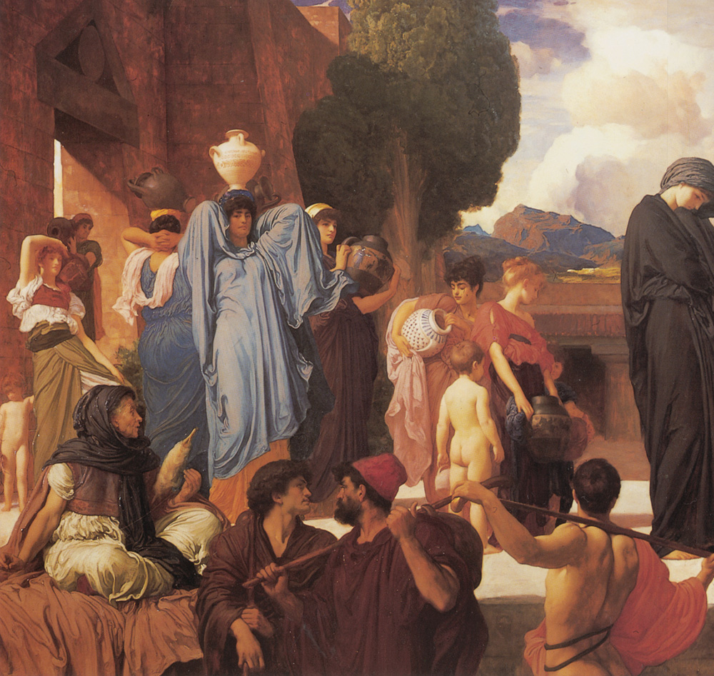 Captive Andromache Detalle Left Leighton — Frederick Leighton