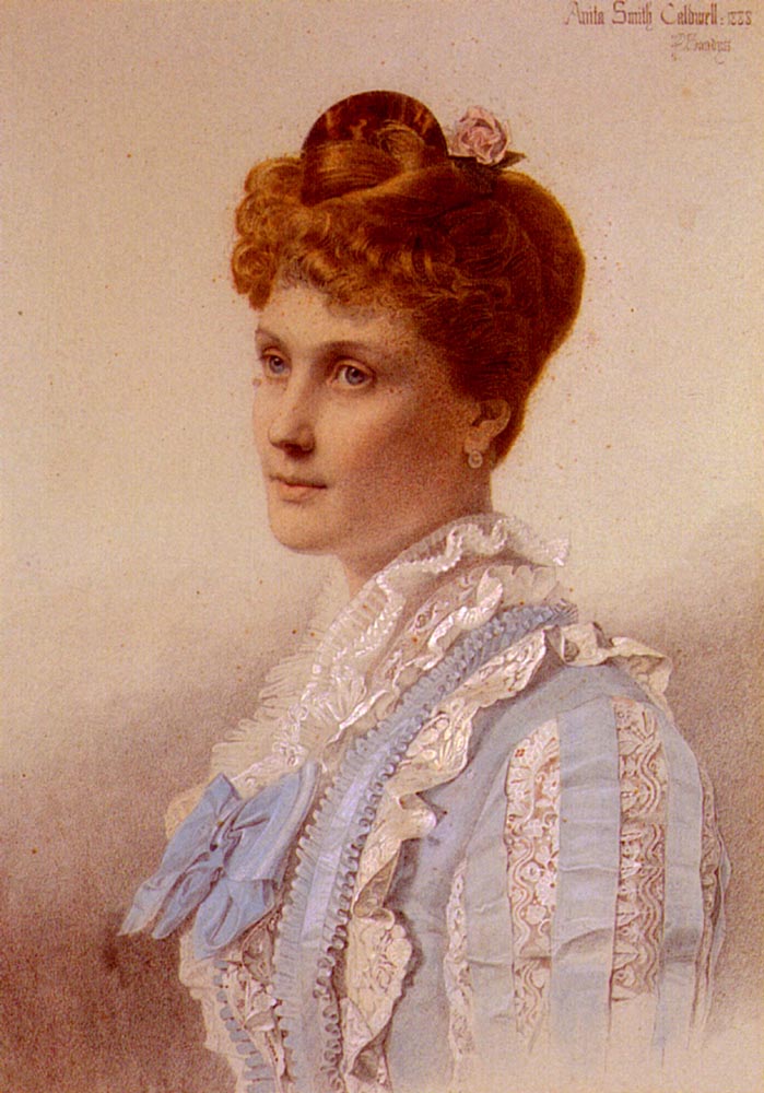 Retrato De Anita Smith Sandys — Frederick Sandys