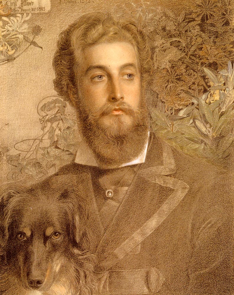 Retrato De Cyril Flor Lord Battersea Sandys — Frederick Sandys