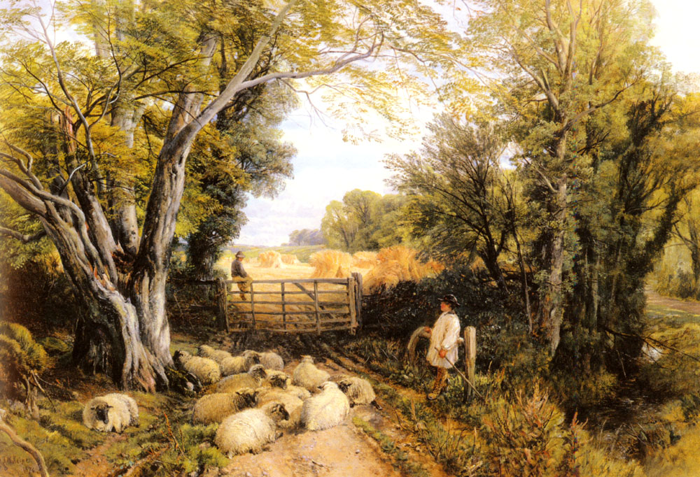 Paisaje En Wales Hulme — Frederick William Hulme