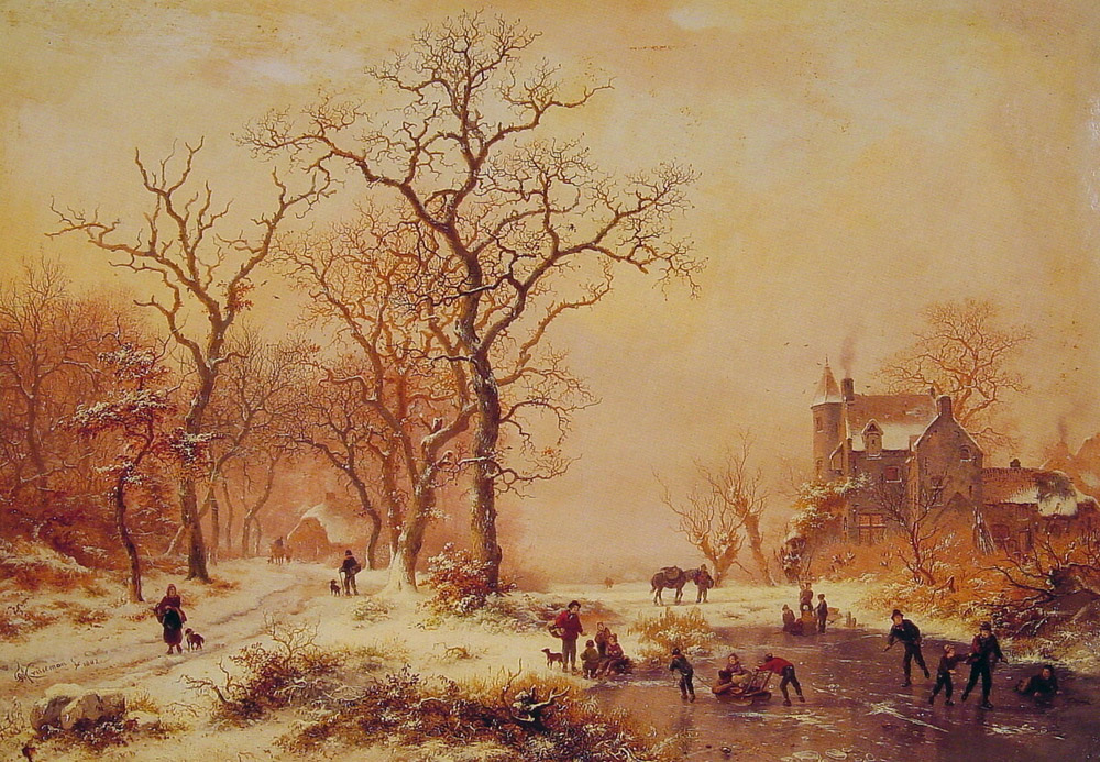 Ice Skating Kruseman — Frederik Marianus Kruseman