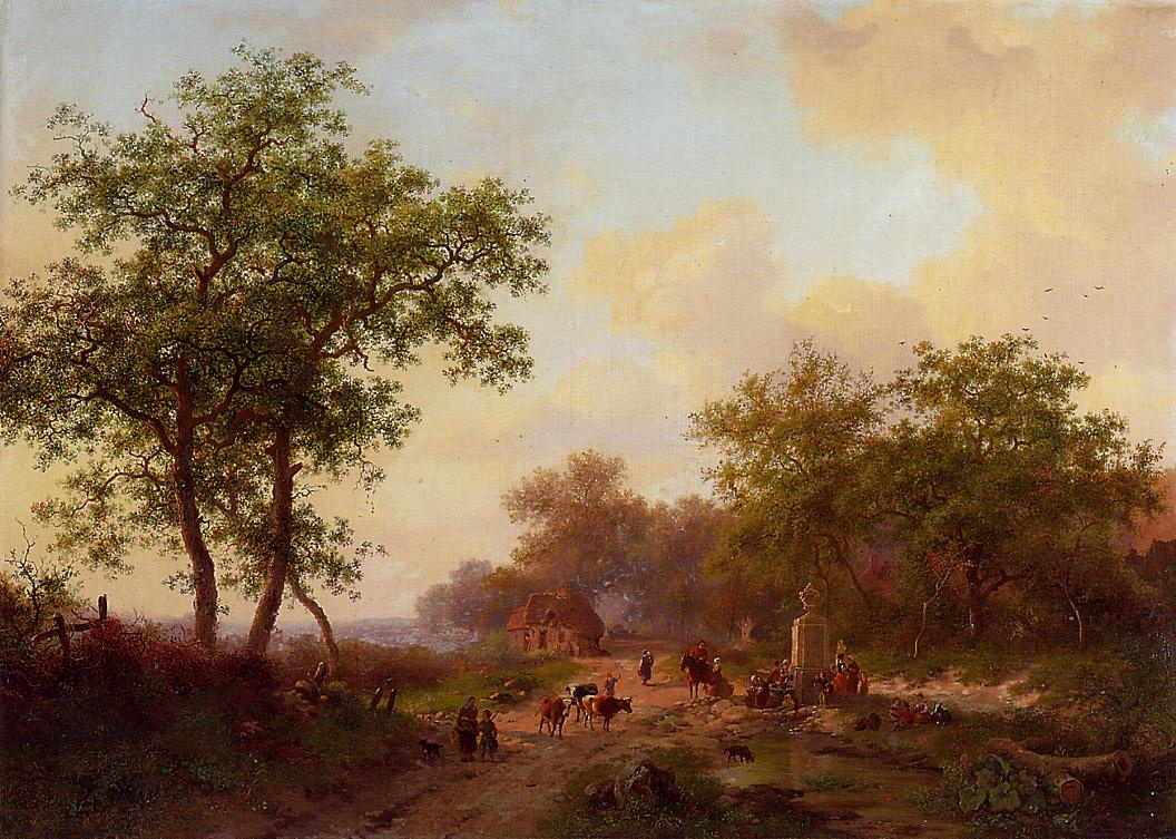 Watering Place Kruseman — Frederik Marianus Kruseman