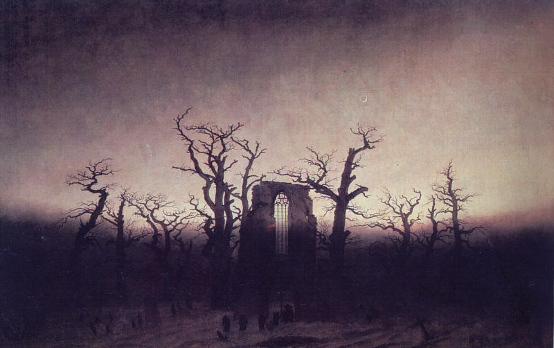 El caminante sobre el mar de niebla, Caspar David Friedrich