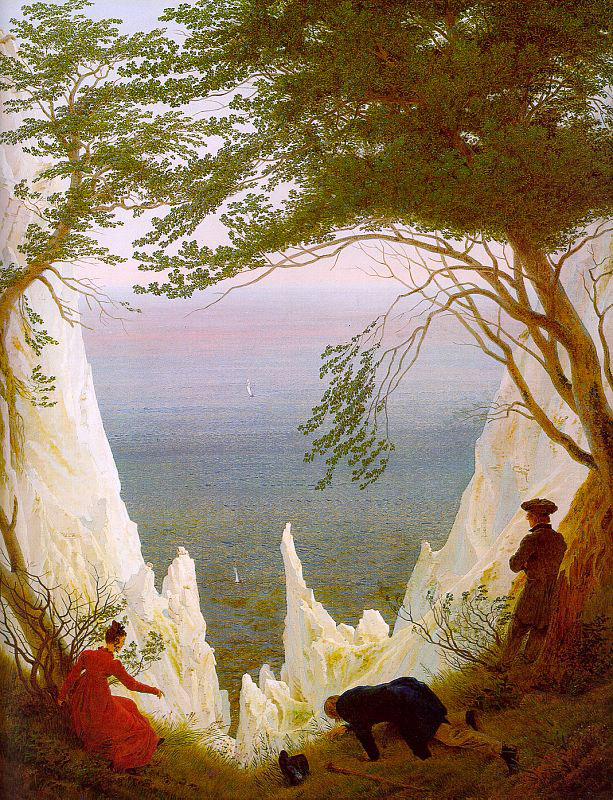 Chalk Cliffs Sobre Rugen Friedrich — Friedrich