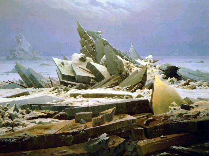 Friedrich Lepave Prise Dans Les Glaces Friedrich — Friedrich