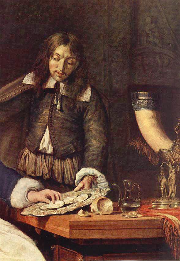 Breakfast Detalle Metsu — Gabriel Metsu