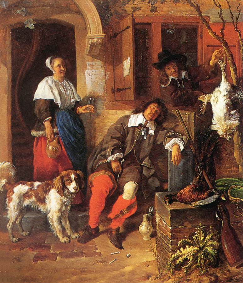 Durmiendo Sportsman Metsu — Gabriel Metsu