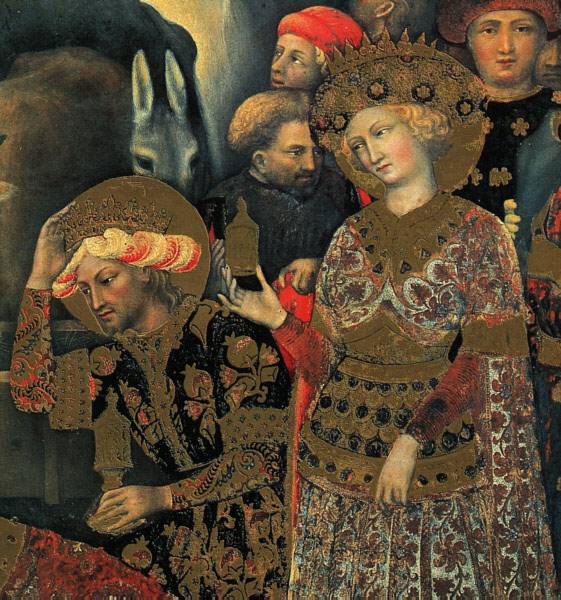 Adoracion De Magi Detalle 2 Fabriano — Gentile Da Fabriano