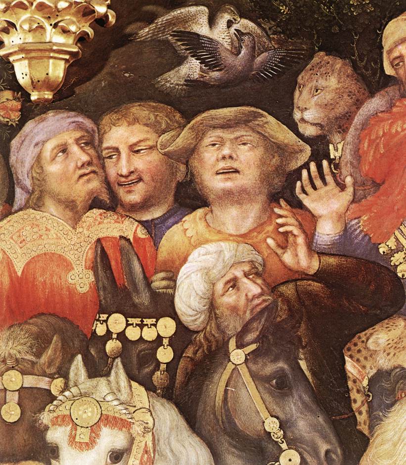 Adoracion De Magi Detalle 3 Fabriano — Gentile Da Fabriano