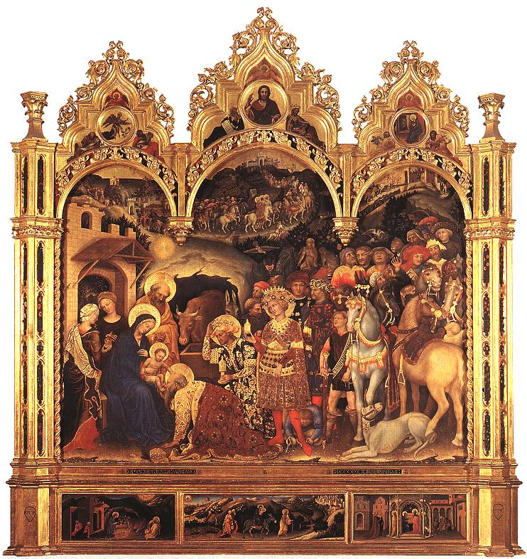 Adoracion De Magi Fabriano — Gentile Da Fabriano