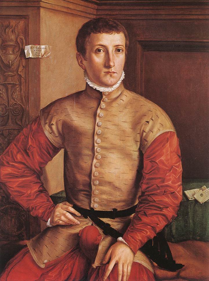 Retrato De Sentada Youth Pencz — Georg Pencz