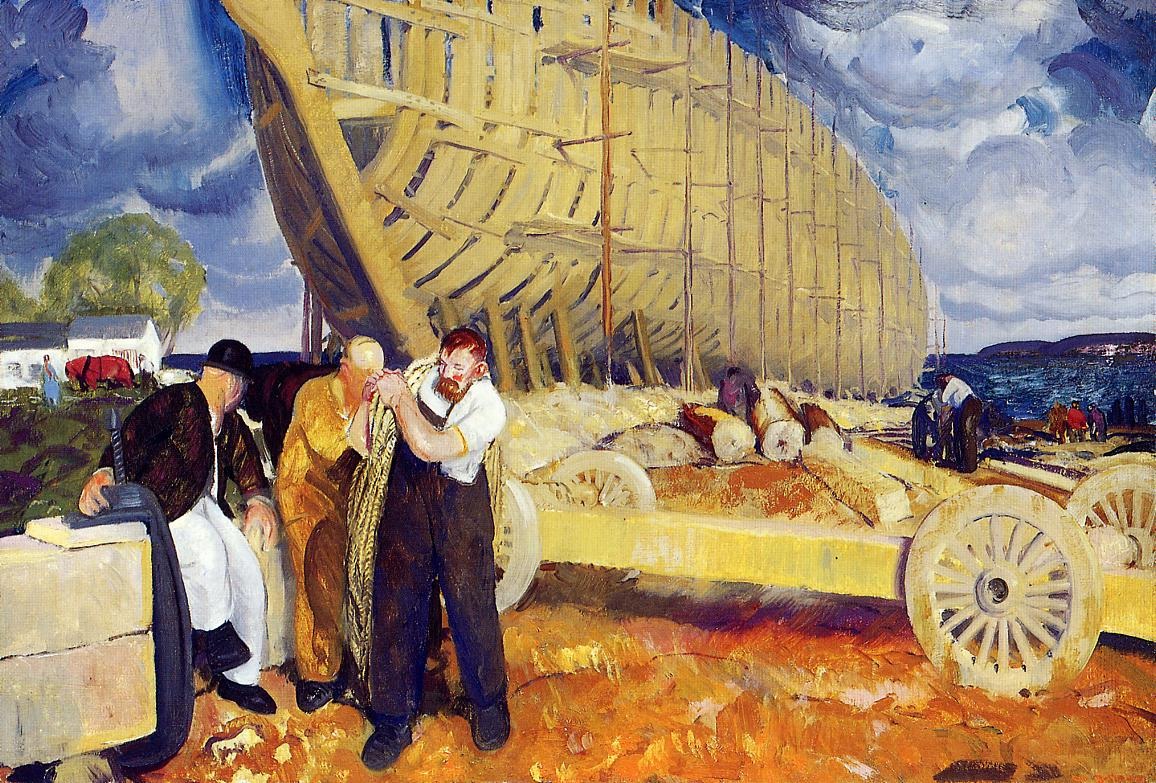 Builders De Ships Bellows — George Bellows