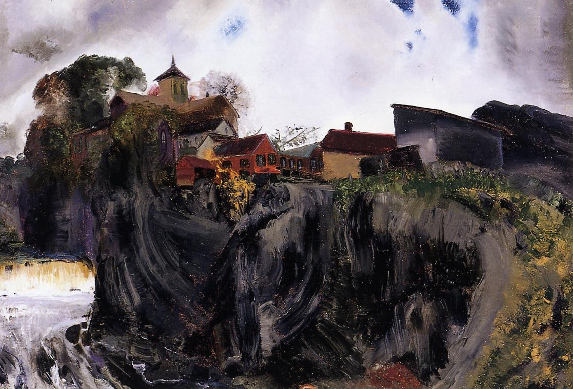 Cliffs En Eddyville Bellows — George Bellows