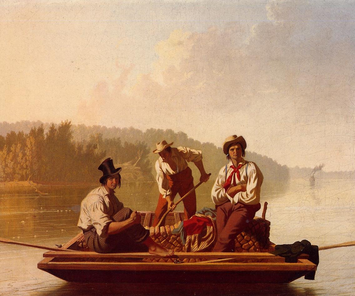 Boatmen Sobre Missouri Bingham — George Caleb Bingham