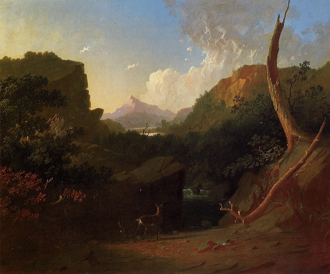 Ciervo En Tormentoso Paisaje Bingham — George Caleb Bingham