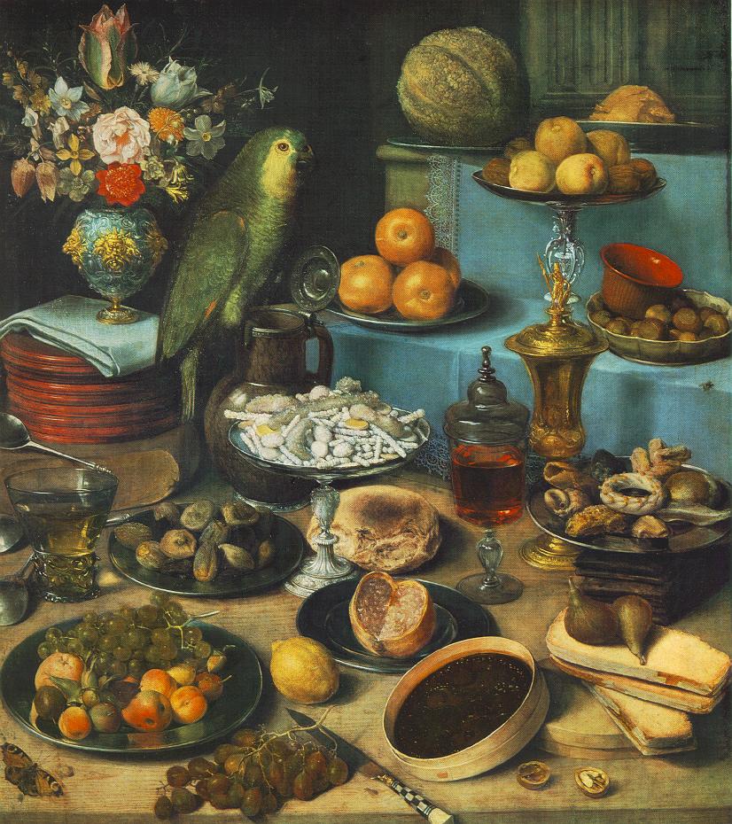 Bodegon Con Parrot Flegel — George Flegel