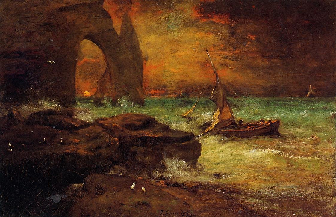 Atardecer Etretat Innes — George Innes