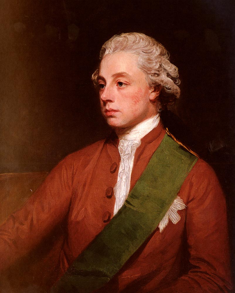 Retrato De Frederick 5Th Earl De Carlisle Romney — George Romney