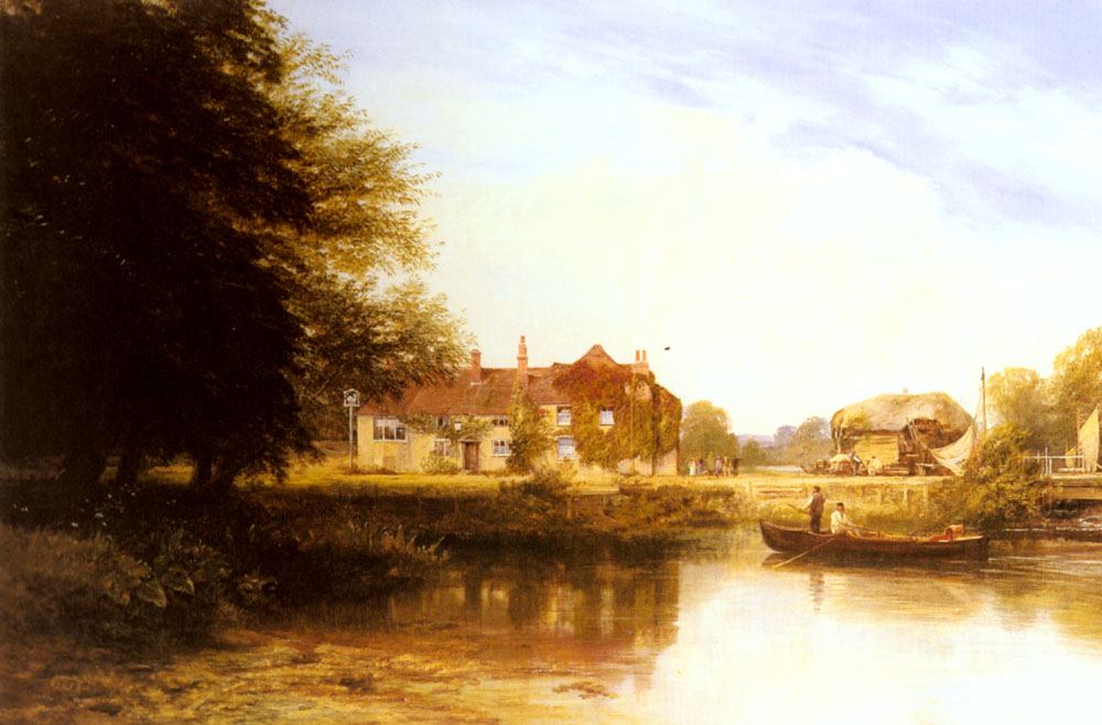 Swan En Pangbourne Cole — George Vicat Cole