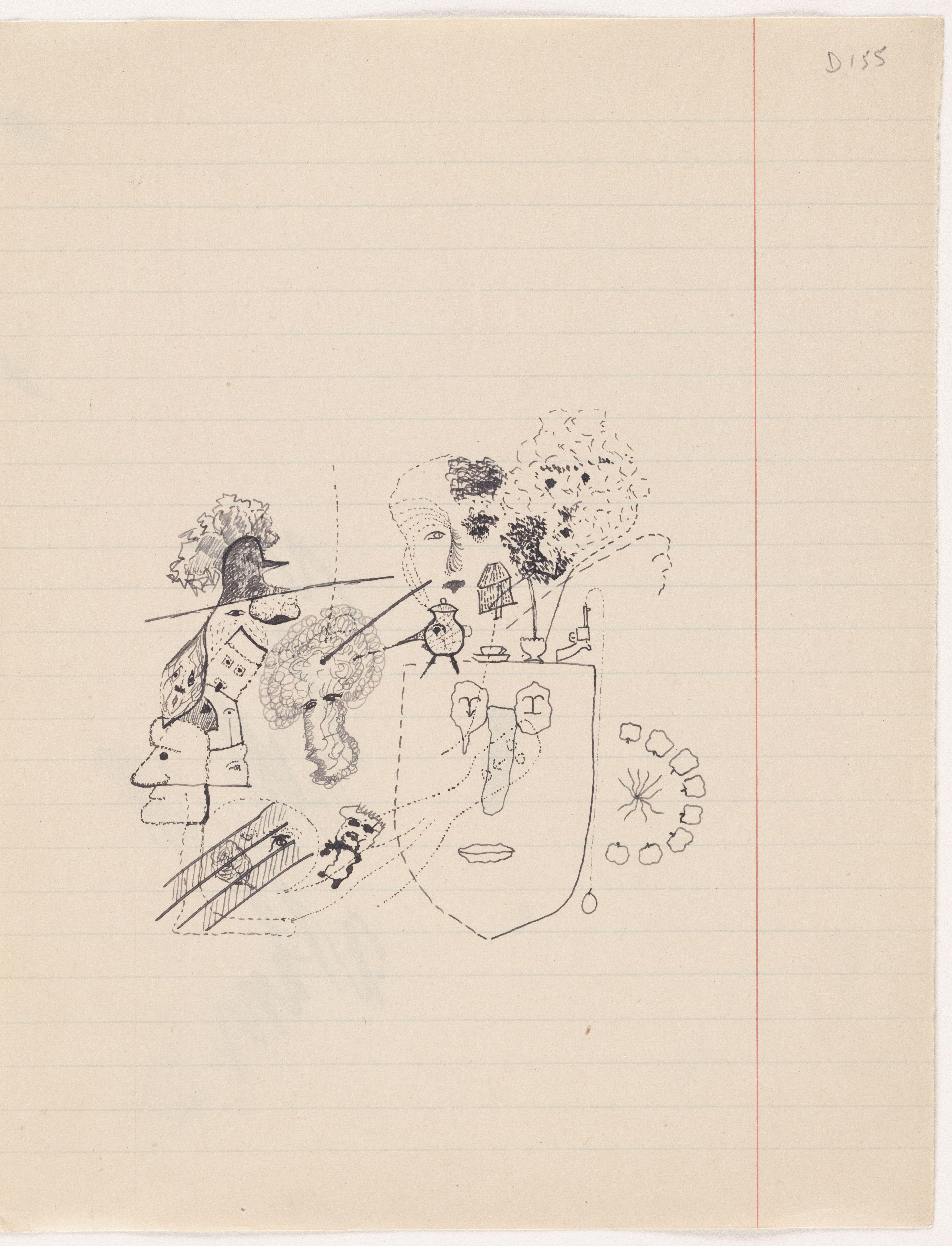 Untitled Dibujo Para Soleil Vitre 3 Bataille — Georges Bataille