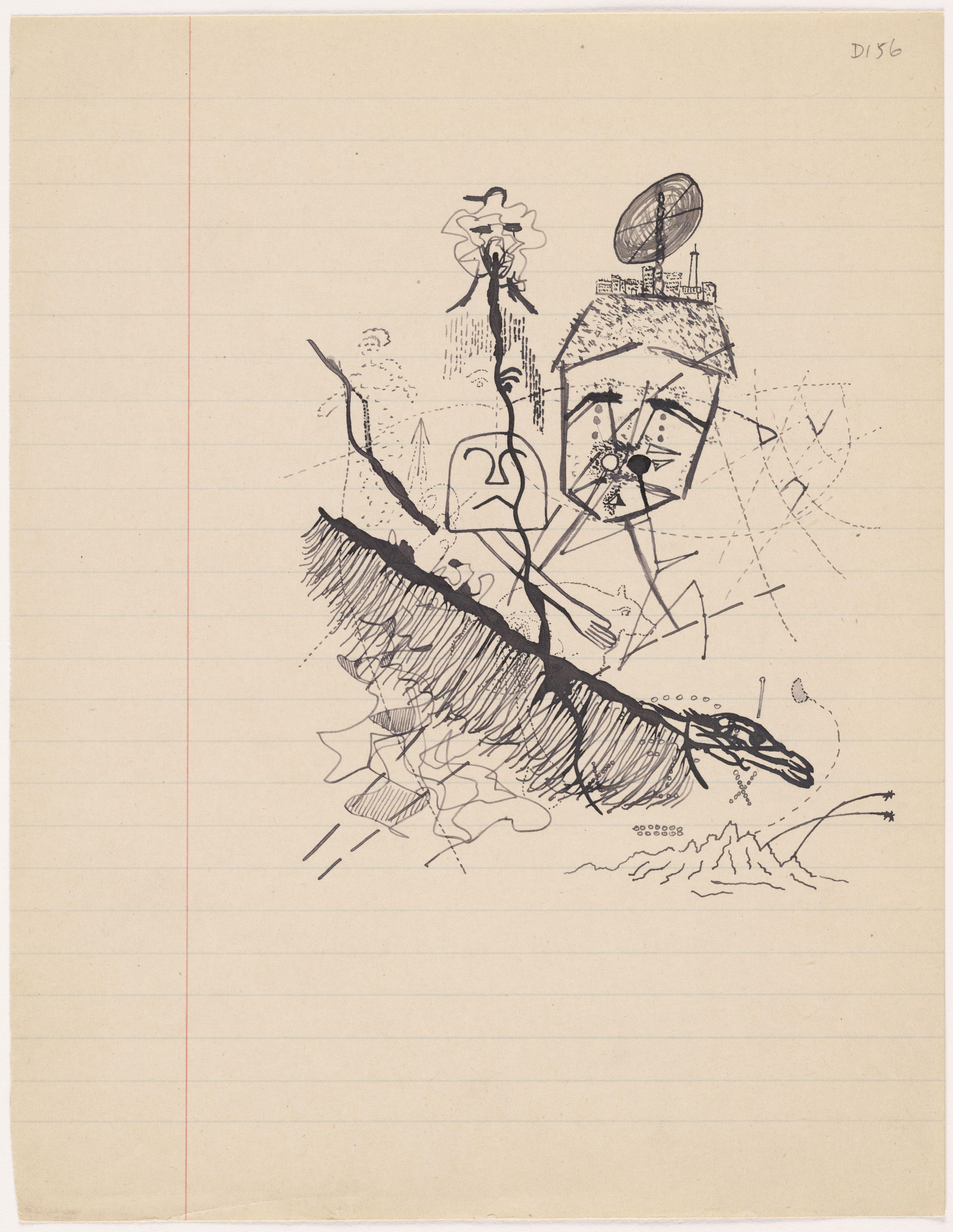 Untitled Dibujo Para Soleil Vitre 4 Bataille — Georges Bataille