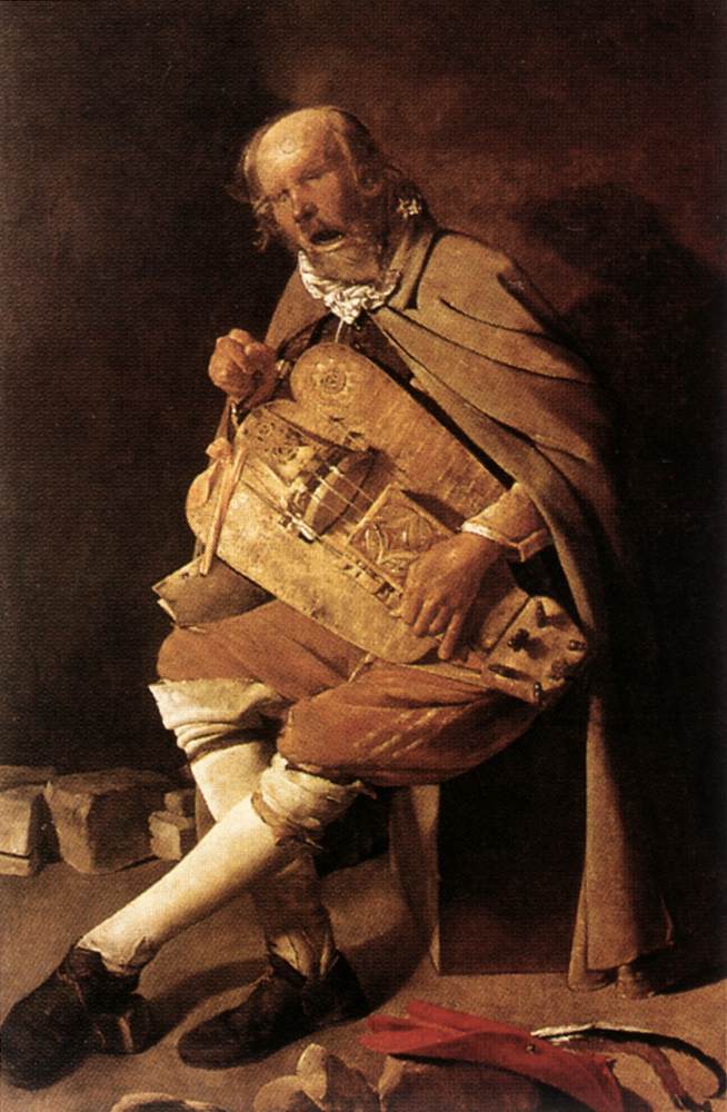 Hurdy Gurdy Player Tour — Georges De La Tour